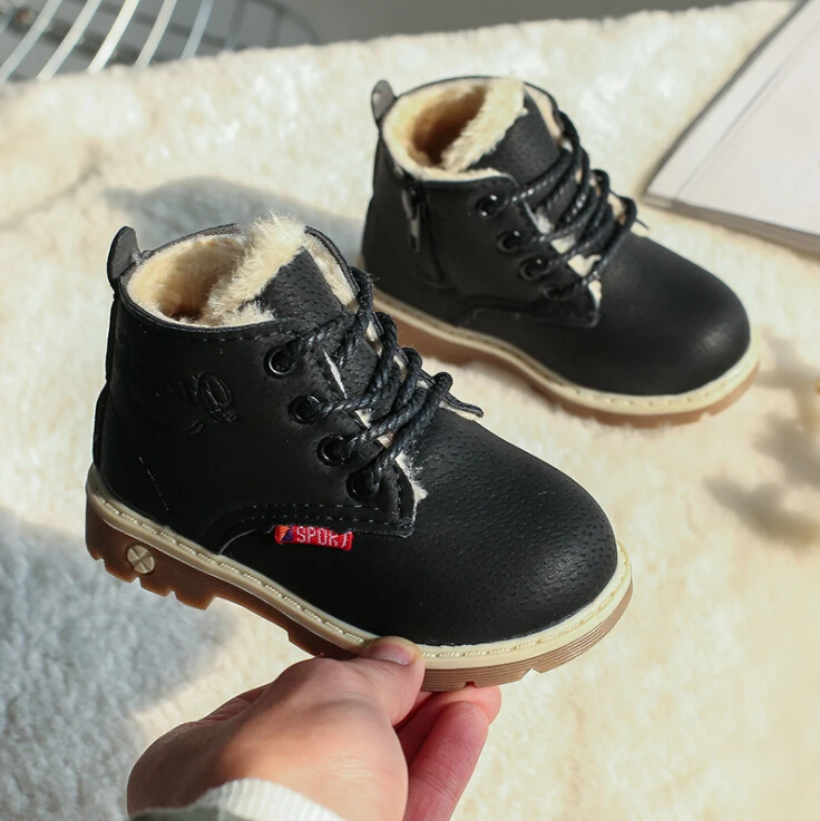 WholesaleNew Style Baby Boy Low-cut Thermal Rubber Martin Boots