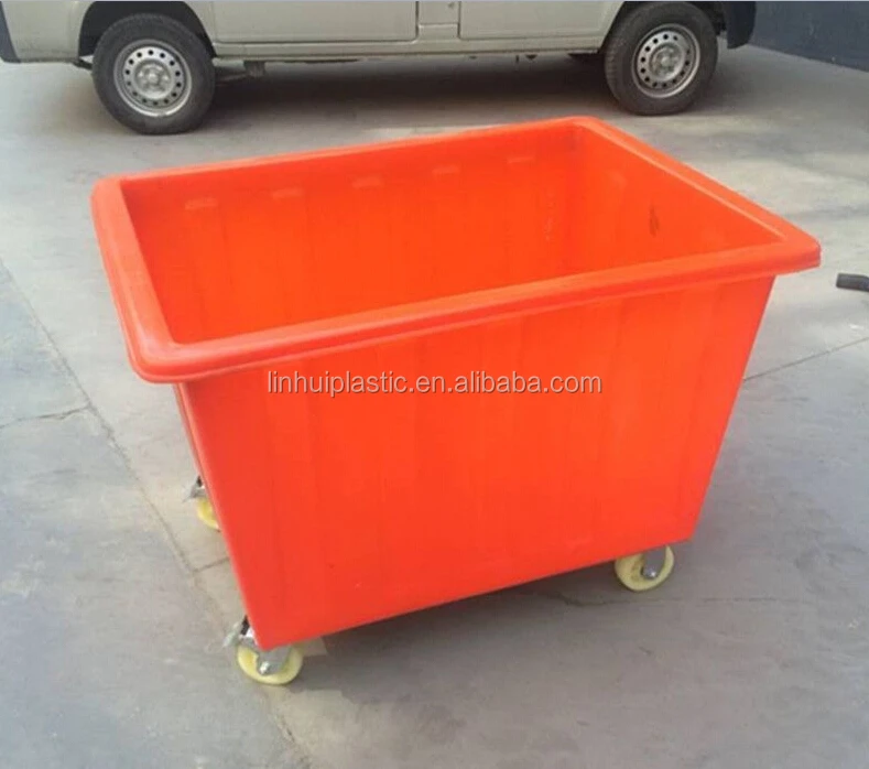 450 Ltr Heavy Duty Crate made for manufacturing plant by LLDPE rotomoulding technique