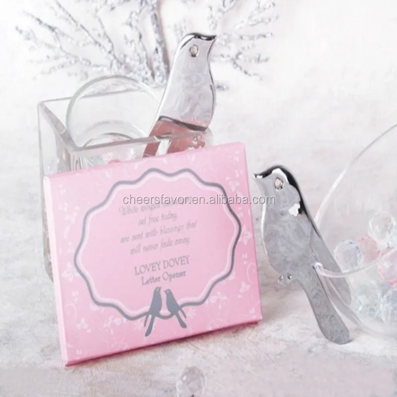 
wedding favors Love Birds Letter Opener souvenirs for Wedding Party 