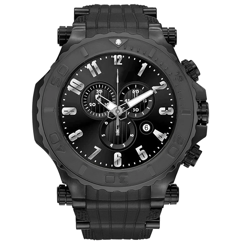 China Wrist Watch Manufacture Accept Custom Logo Fashion Branded Stop Chronograph Sports Watch for Mens