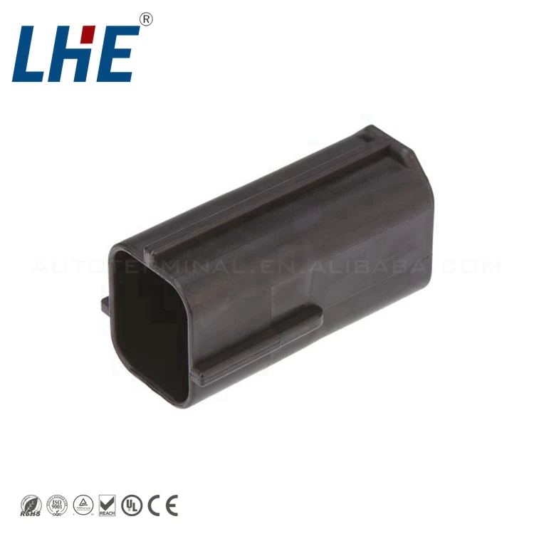 Pbt gf + 4 pin женские автомобильные разъем с контактами и уплотнения