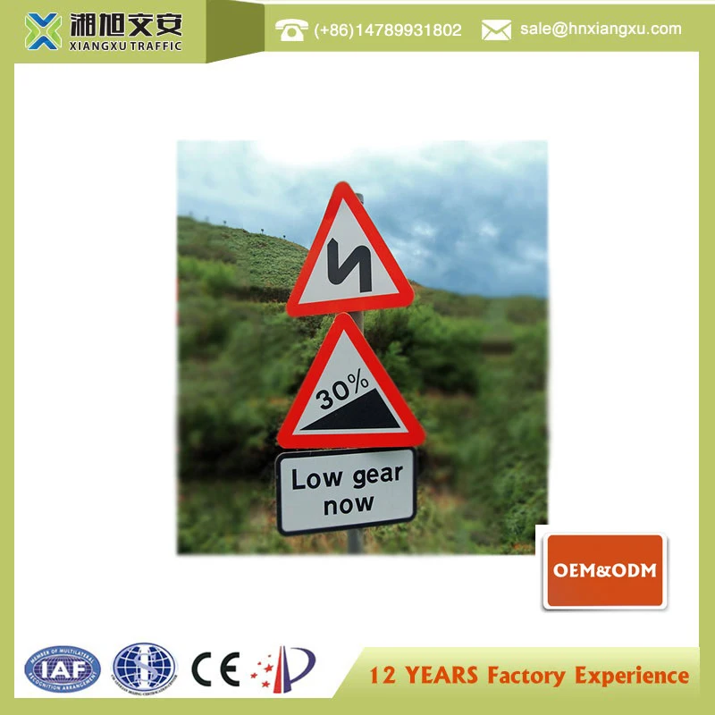 China shopping car traffic sign warning triangle buy street signs