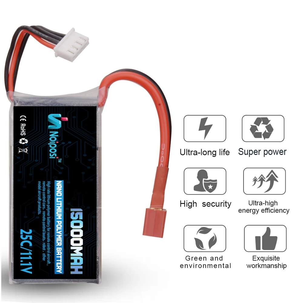 Great power 60c 3S 15000mAh 11.1v lipo rc lithium polymer battery