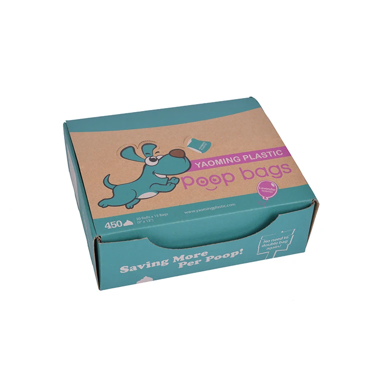 YAOMING poop bags brand Degradable Compostable Biodegradable Waste Bag For Dog