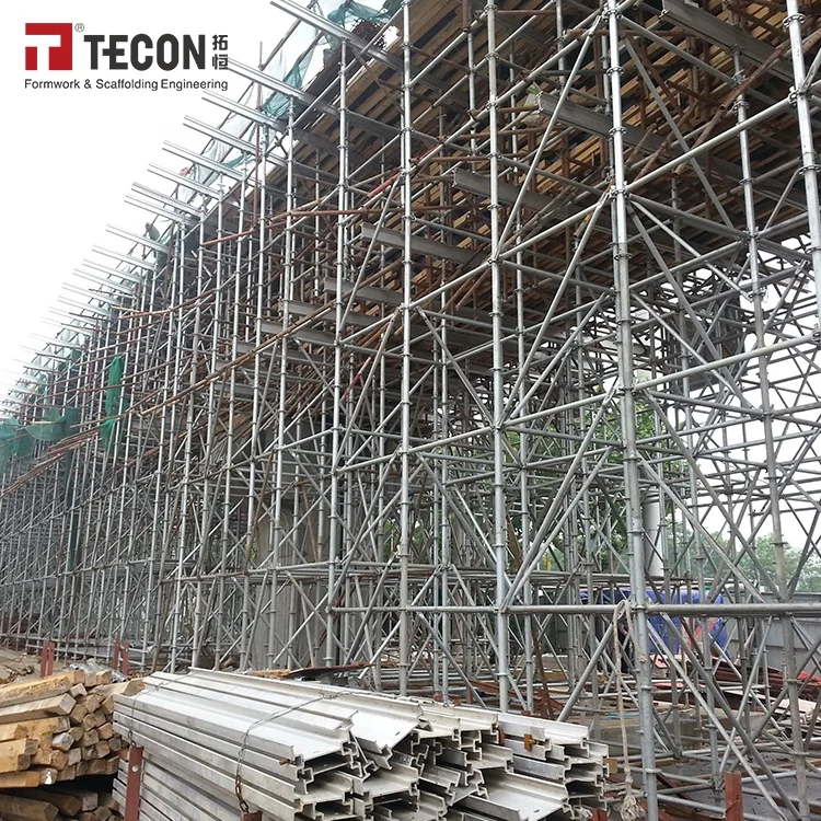 
High Strength Construction Ringlock System Scaffolding For Sale 