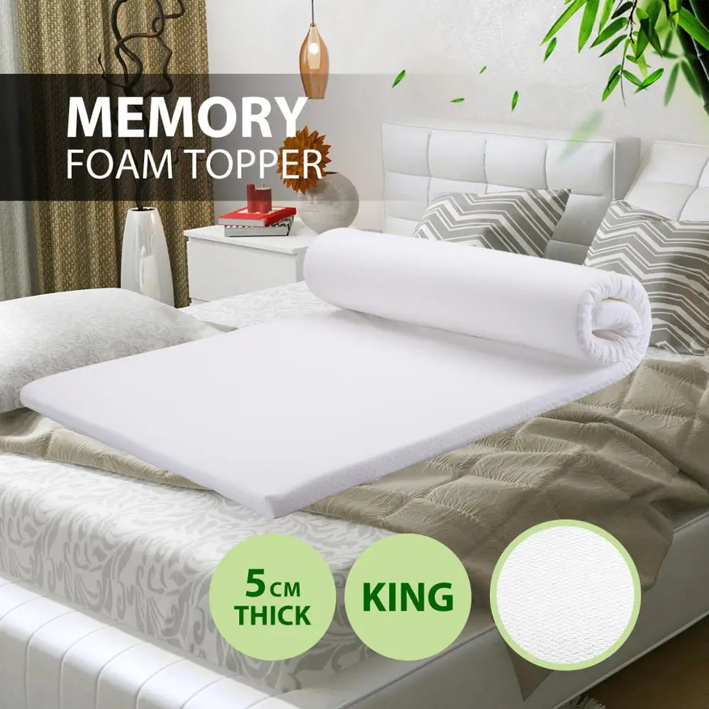 Stock for Memory Foam Mattress  Topper Thickness in 5CM --Thin Mattress with bambo cover memory foam mattress topper