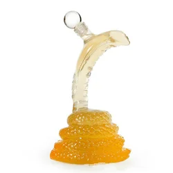 Unique Zodiac Animal Snake Shape Wine Glass Bottle For Bourbon Whiskey Tequila