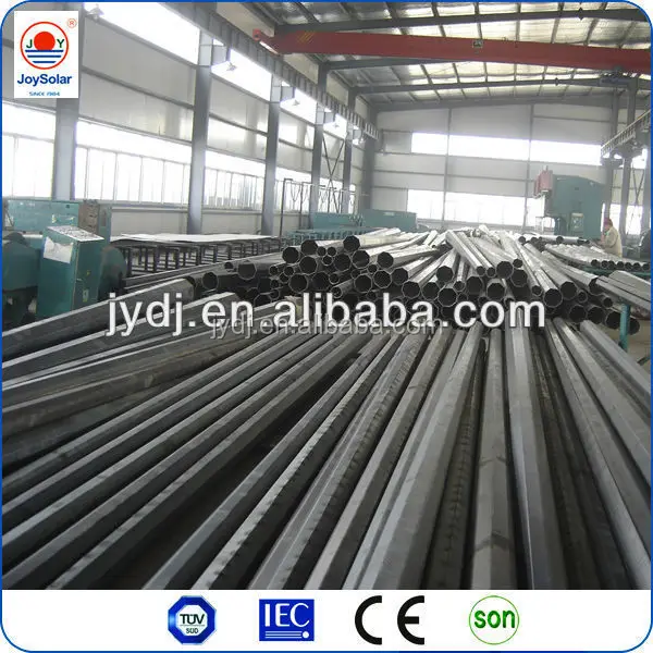 2015 hot sale galvanized pole for light price