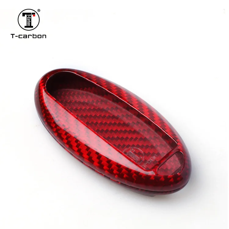 T-carbon Glass Fiber Car Key Case Cover Shell  Fit For GTR Key Cover Car Interior Accessories
