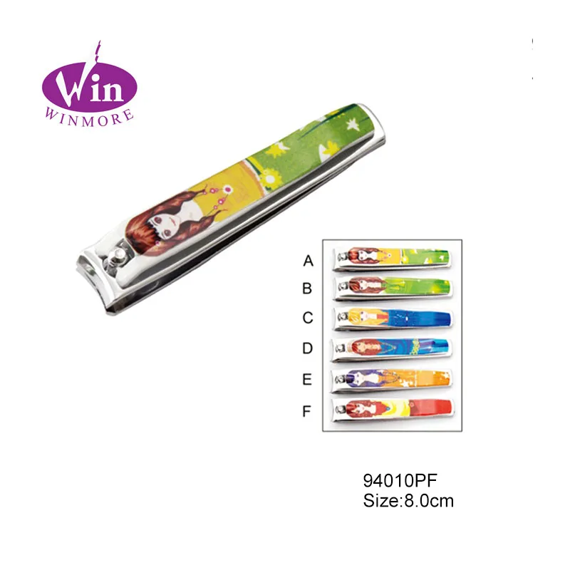 pedicure toe nail clipper nail cutter with electronic coating rubberized painting with silicone cover