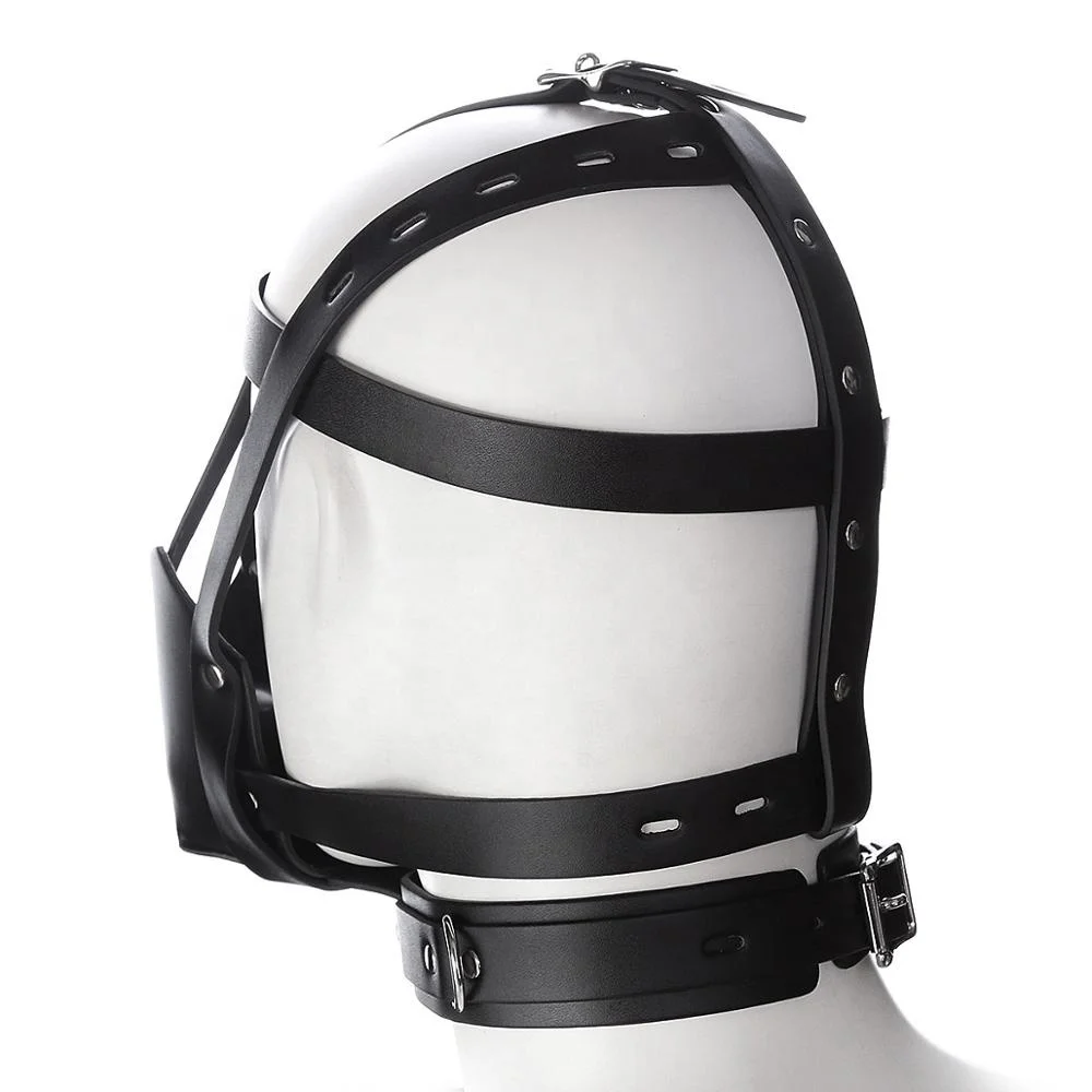 Factory BDSM Bondage Hood PVC Puppy Hood Leather Hood Eye Mask BDSM-Gear Fetish Mask Bondage Restraints