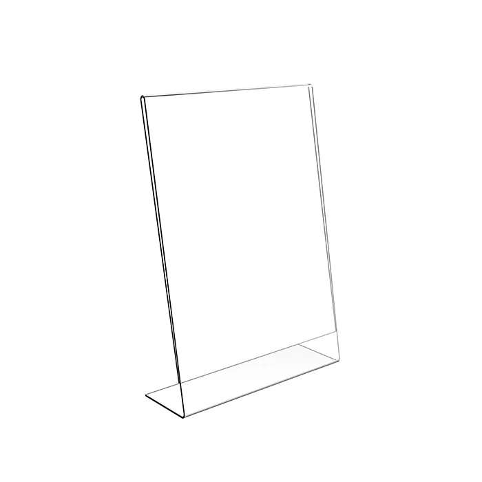 5x7 Slant Back Economy Acrylic Sign Holder Wholesale
