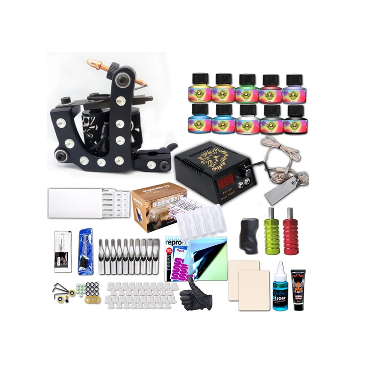 Factory Direct Wholesale Tattoo Set Tattoo Equipment Tattoo Machine Kits for Body Art