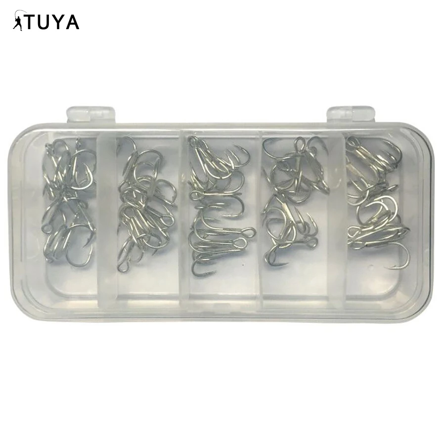 Outside leisure fishing carton steel stainless asist treble and double hook