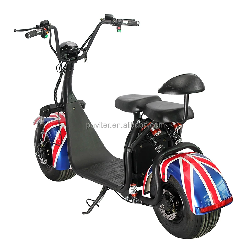 2019 electric scooter 60V 12A 1000w citycoco Battery removable electrical scooter motor, adult electric motorcycle(C07)