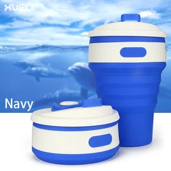 Силиконовая складная кофейная чашка 12 унций 350 мл