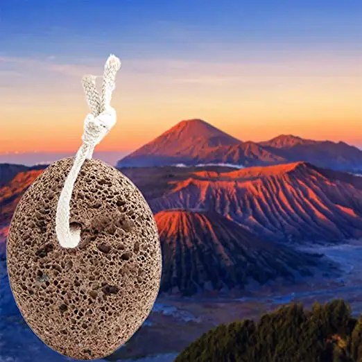 Loofah Scrubber and Pumice Stone Combo 100% Natural Organic Loofah Bath Sponge Body Scrubber Natural Lava Exfoliating