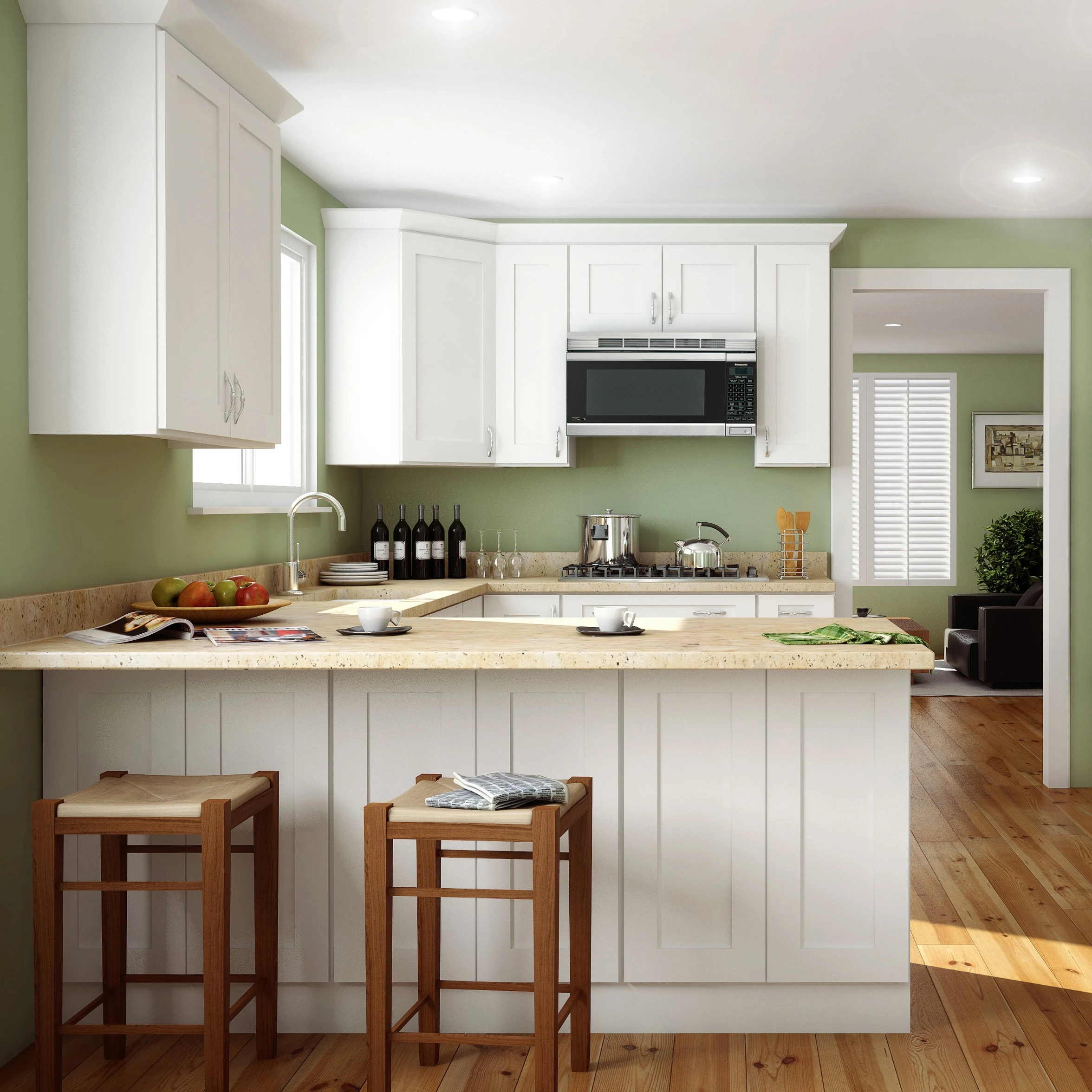 All building materials construction 2021 new design kitchen cabinet