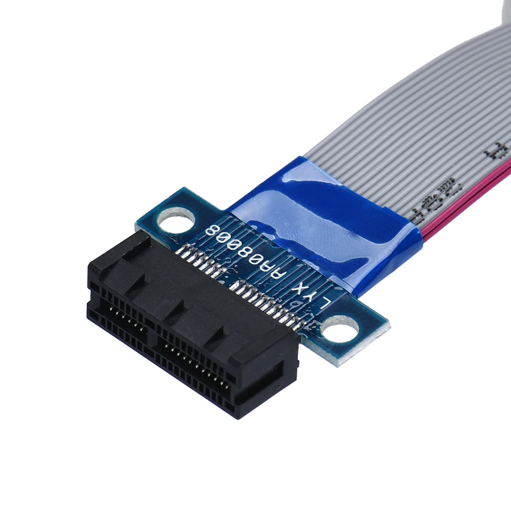 Meitk PCI-E ленты шлейф удлинитель 1X линии PCI-E двойной скорость мужчин и женщин Кабель-адаптер