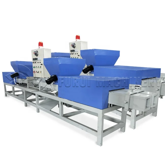 Hot selling wood pallet feet making machine/wood sawdust block making machine