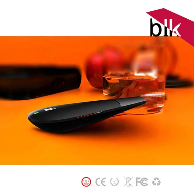 good quality Dry herb black mamba BLK vaporizer heat not burn vape pen 1600mAh