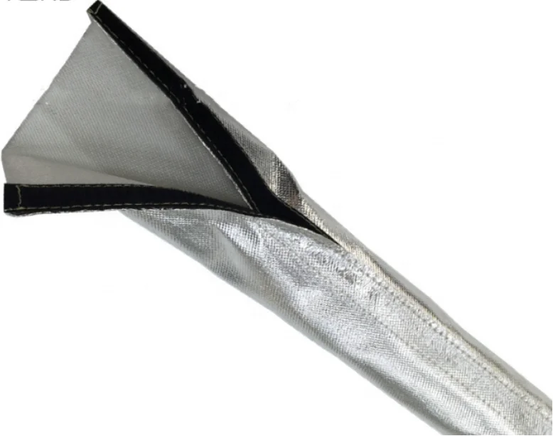 Heat Reflective Aluminum Glass Fibre Thermal Protection Hose Wrap