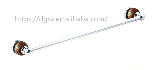 
factory price zinc alloy Bathroom Accessories Single Towel Bar Bathroom heated chrome Towel rail luxury towel bar 