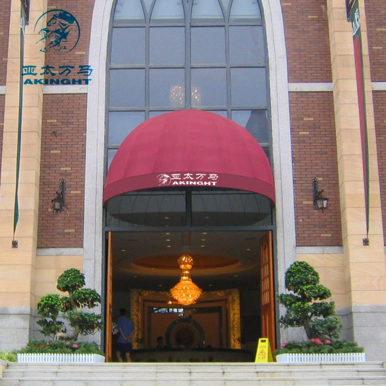 customized design dimension Pisa French fixed screen awning retractable awning