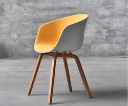 High Quality Plastic Armchair Polypropylene Shell Metal Legs Dining Chairs