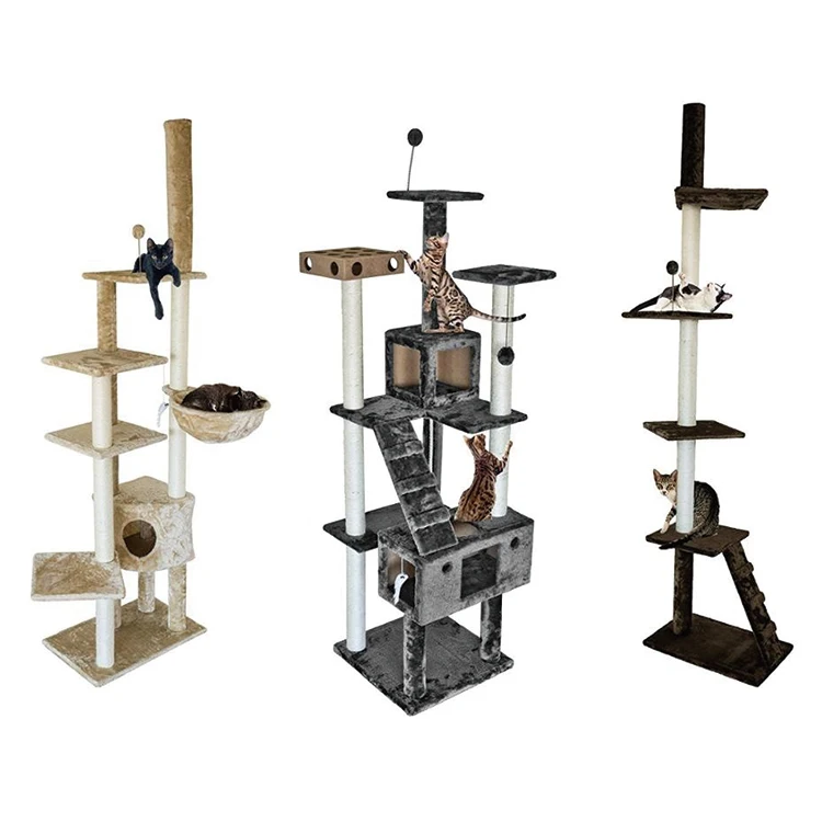
Wholesale Fashion Cat Scratcher Lounge Tree Tower Condo 