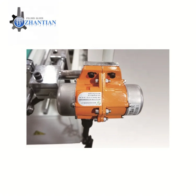 ZH-900G 3.7kw 220v paper gift box packaging bottom lock folder gluer cardboard paper box automatic box folding machine