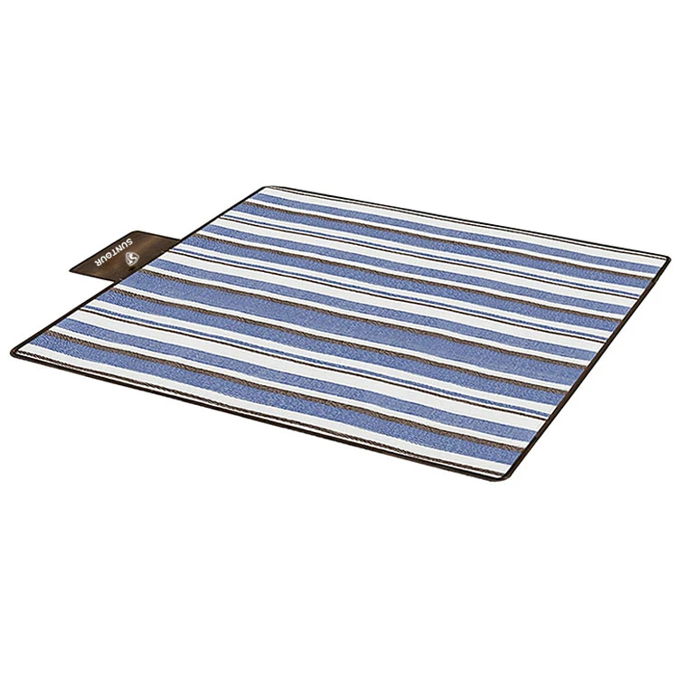 Customized Foldable Beach Mat With Pillow Waterproof Outdoor Picnic Blanket