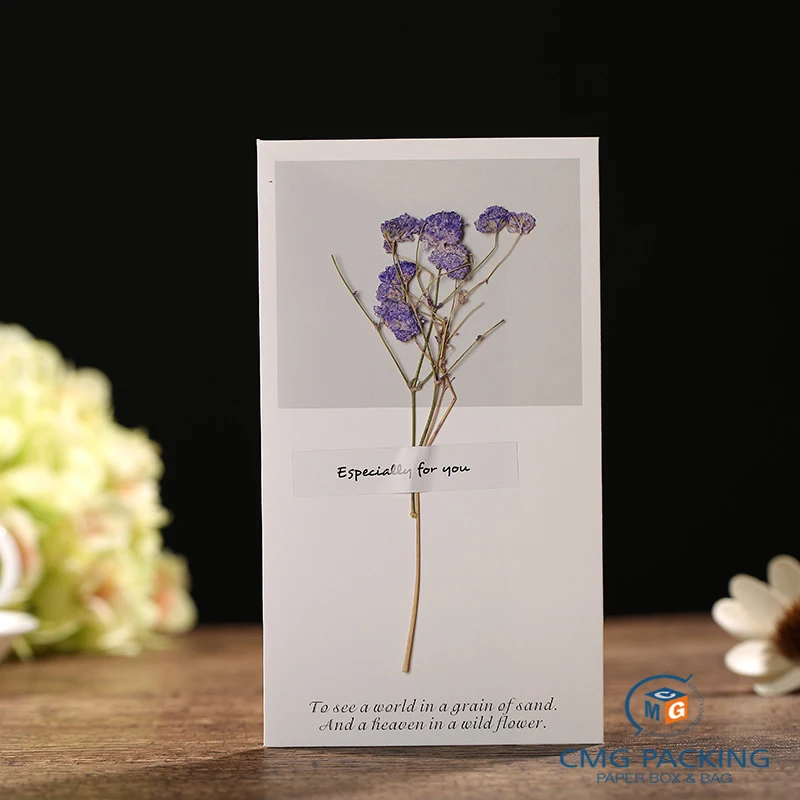 wholesale Creative Greeting Card Invitations Leave a Message Paper Cards custom
