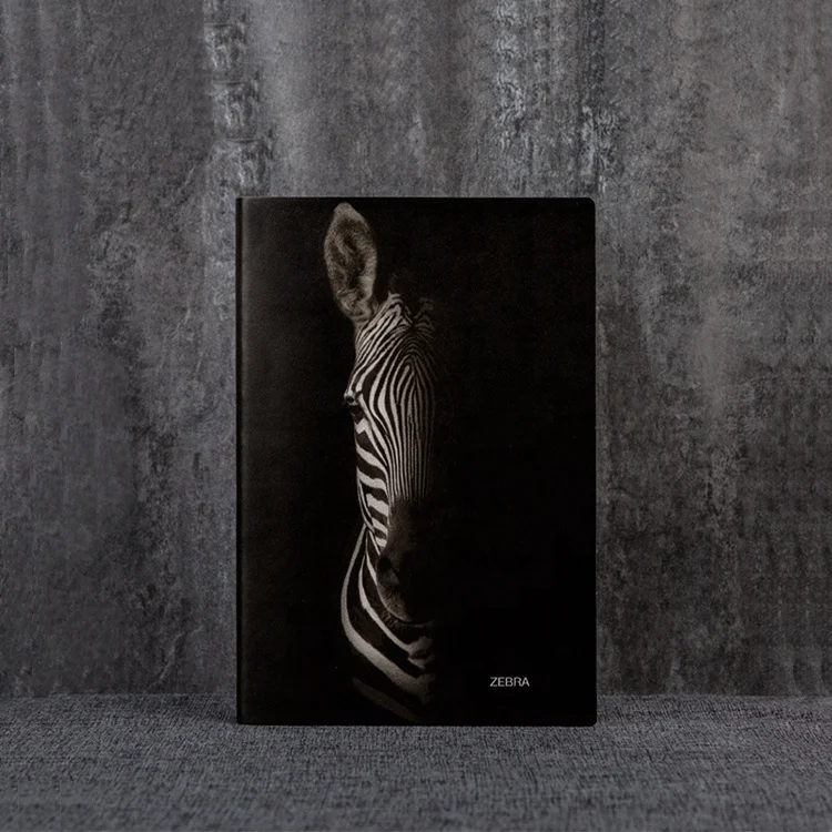 Новый дизайн животного мира серии a5 пользовательские печатных журнал pu мягкая обложка тетрадь