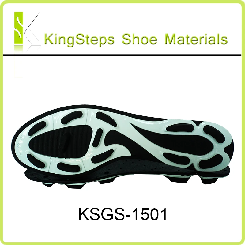 OEM football outsole with customized color for outdoor soccer sole TPU sole