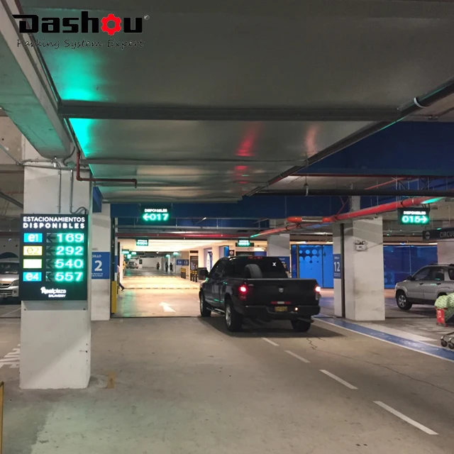 100% Accuracy Forward Mounted Ultrasonic Sensor Intelligent Parking Guidance System for Indoor Car Park