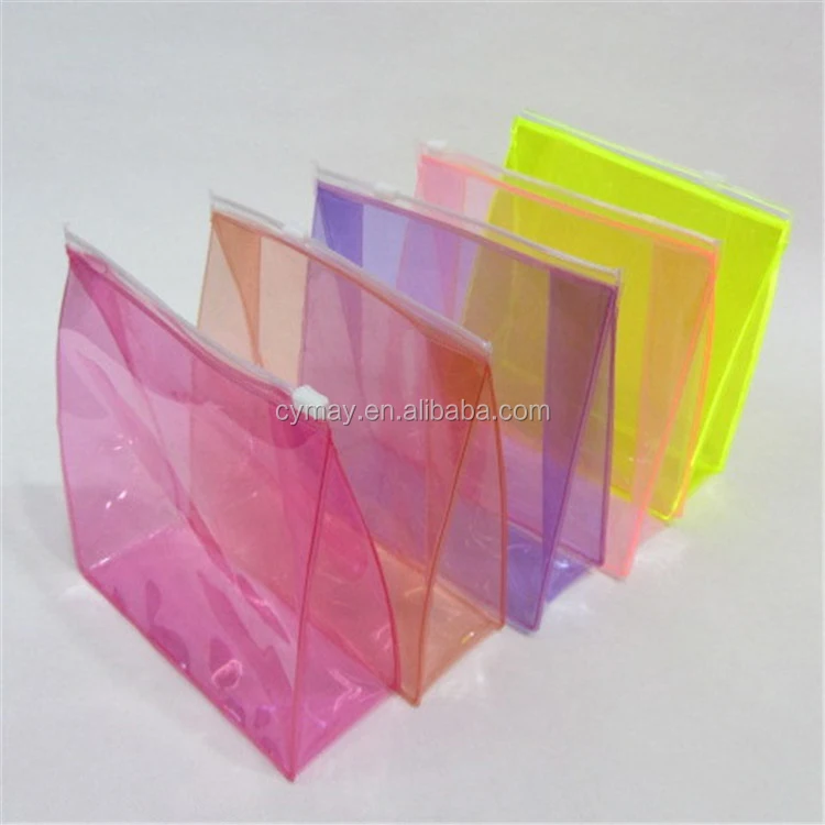 Best sale colorful custom beautiful clear pvc toiletry bag