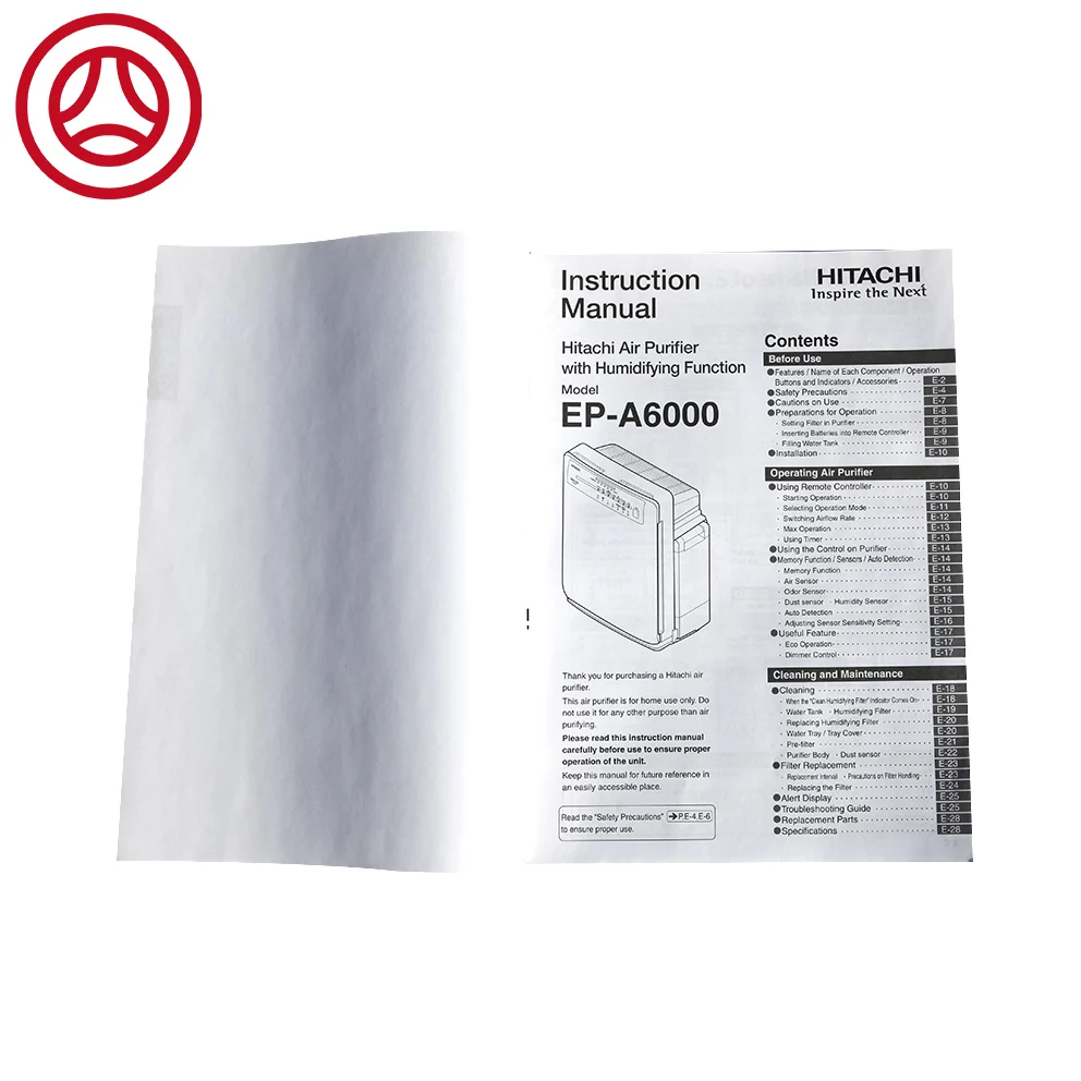 Catalog Design Soft Cover Art Paper Perfect Binding Catalogue Printing Cheap Products Instruction User Manual