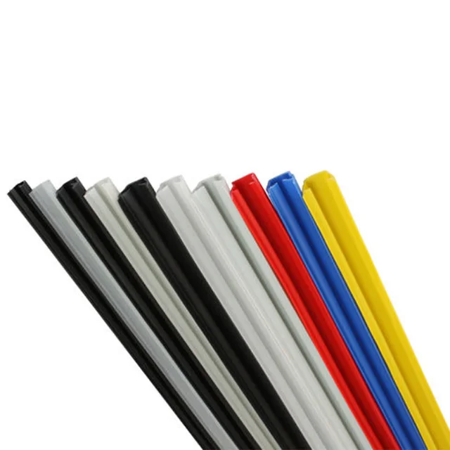 Customized color PP PVC ABS rubber seal aluminum pvc extrusion profile t slot cover