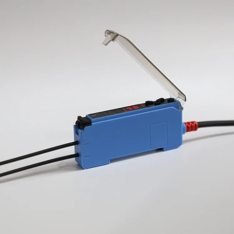 FF-403P Dual Display Optical Fiber Sensor Amplifier control Diffuse, through beam fibre cable