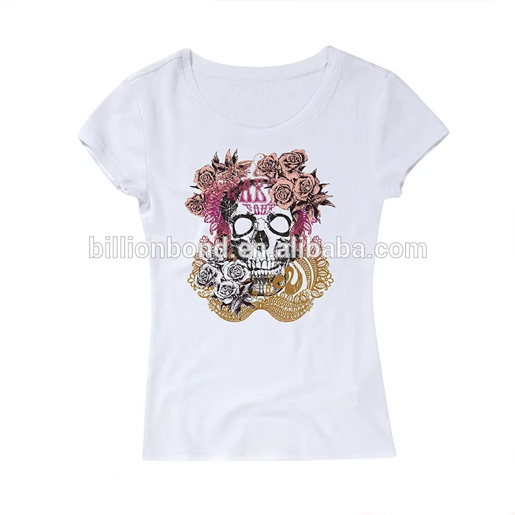 Clothing manufacturer custom 100% cotton women casual t shirt