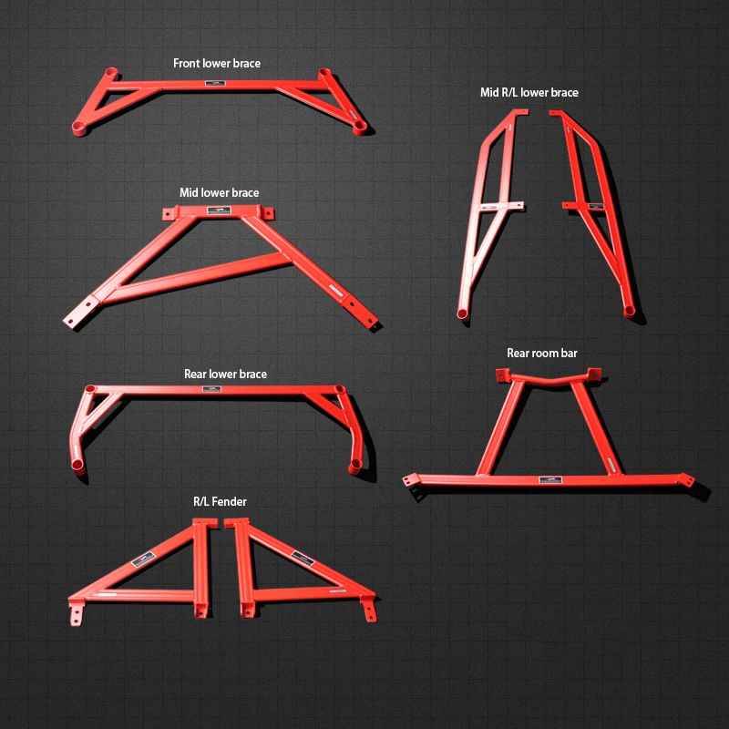 LVTU Factory Aluminum strut brace strut bar kit For Hyundai Genesis Coupe 09-18