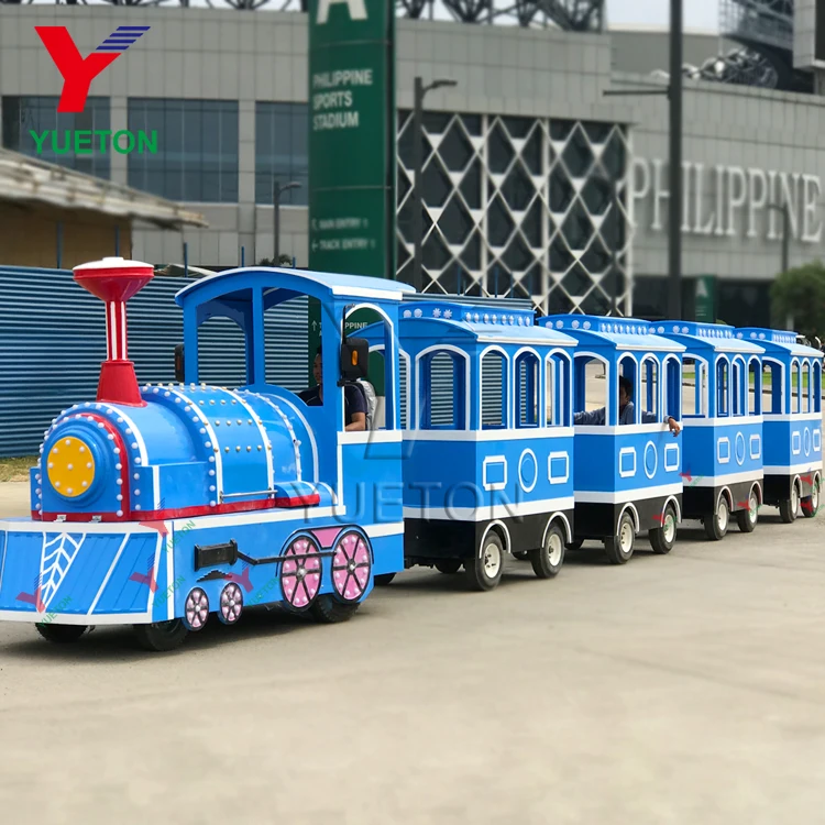 Carnival Outdoor Tourist Plans Small Electric Mini Adult Set Kids Rides Mall Wattman Amusement Park Trackless Train For Sale