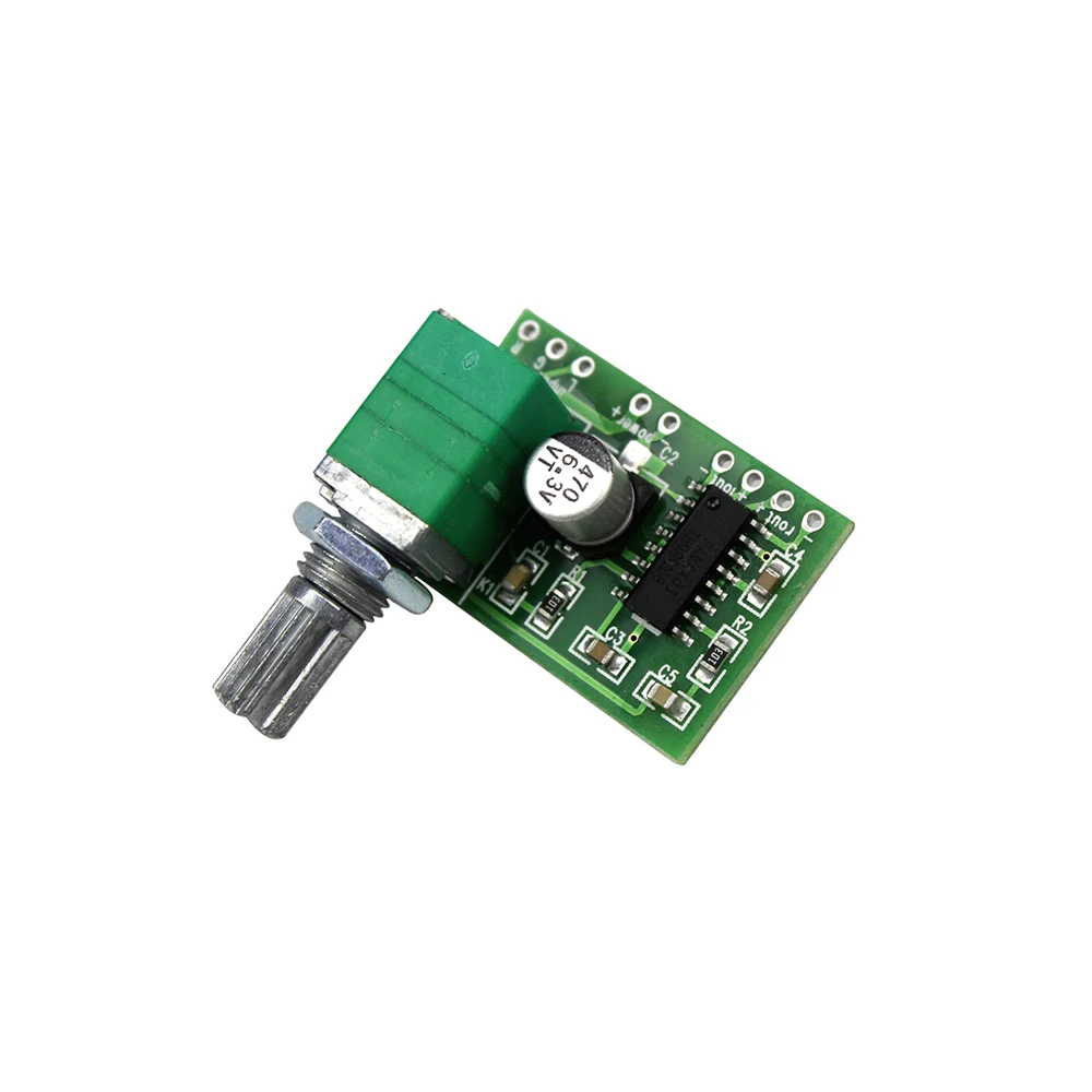 DC 5V USB port powered PAM8403 2 Channel 3W audio amplifier with volume control switch