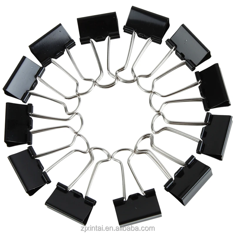 Hot Selling Good Use Black Binder Clips With High Quality