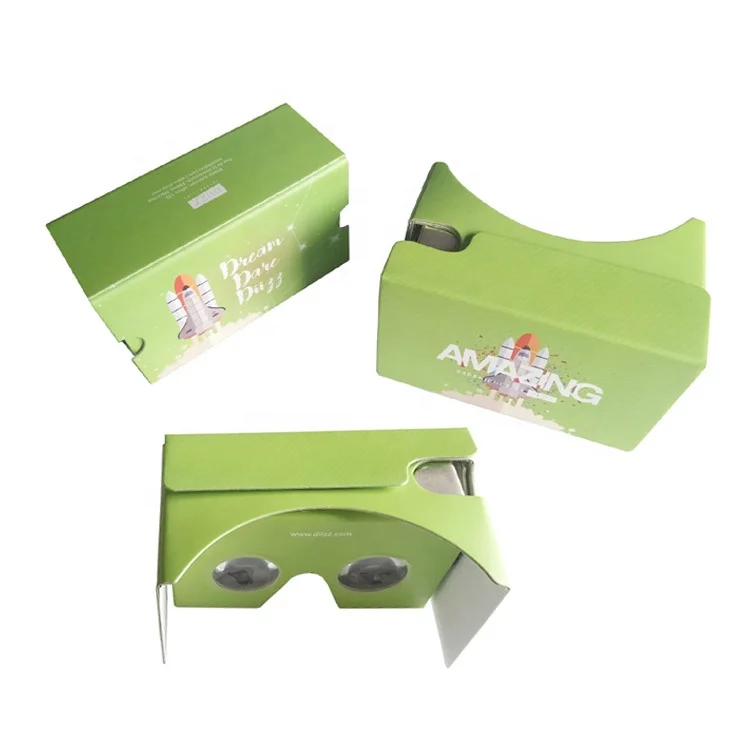 2018 custom printing google cardboard V2.0 virtual reality glasses 3d vr glasses for 3.5-6' phone, google cardboard VR glasses