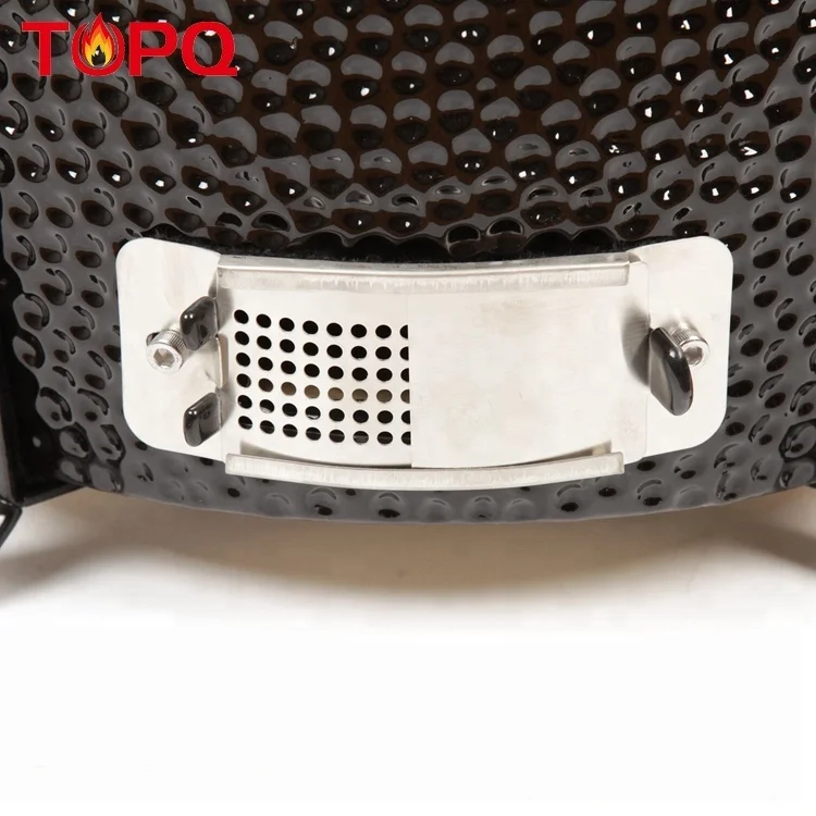 TOPQ Small Charcoal Ceramic Kamado Barbecue Grill