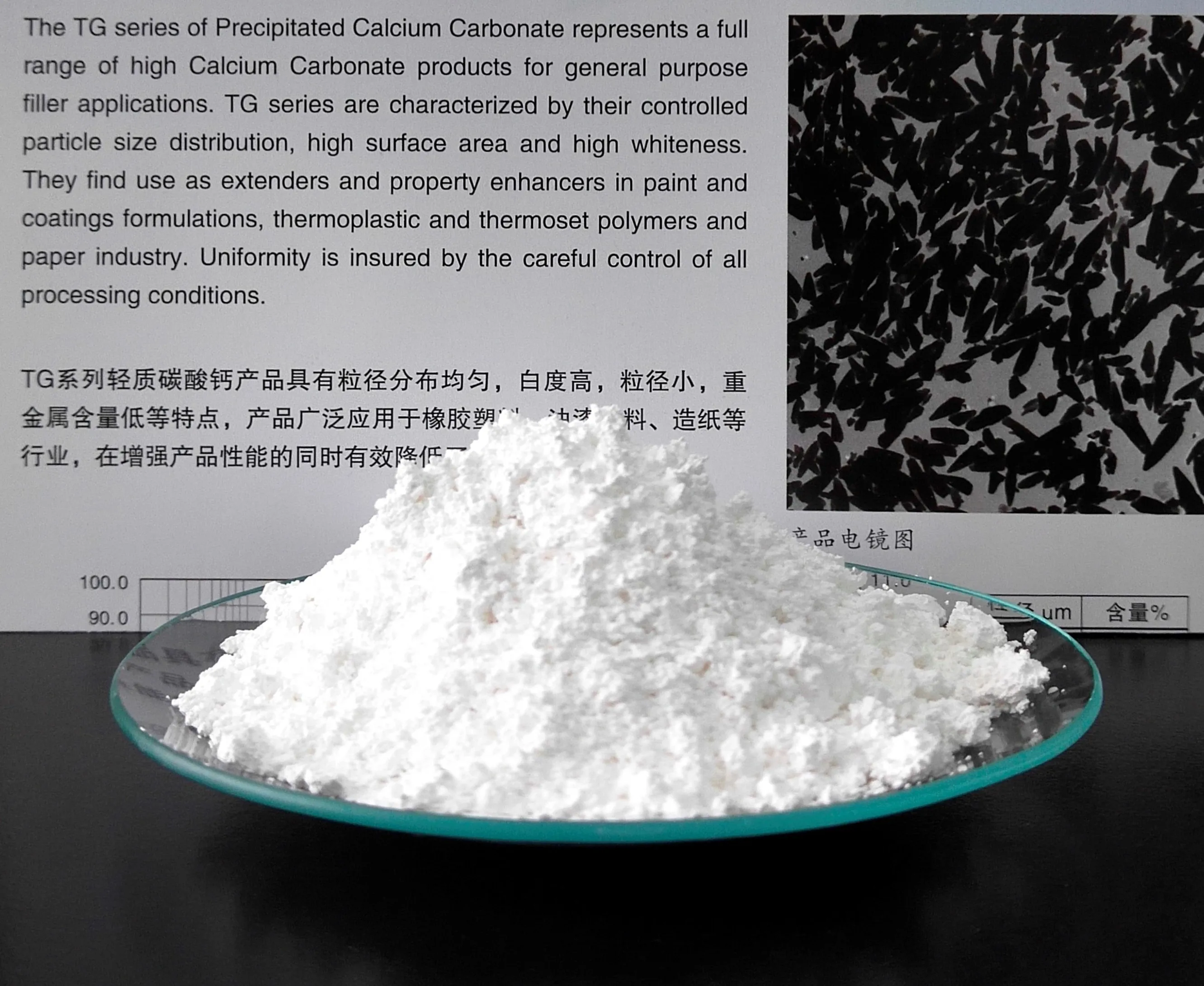 
Precipitated Calcium Carbonate, PCC 