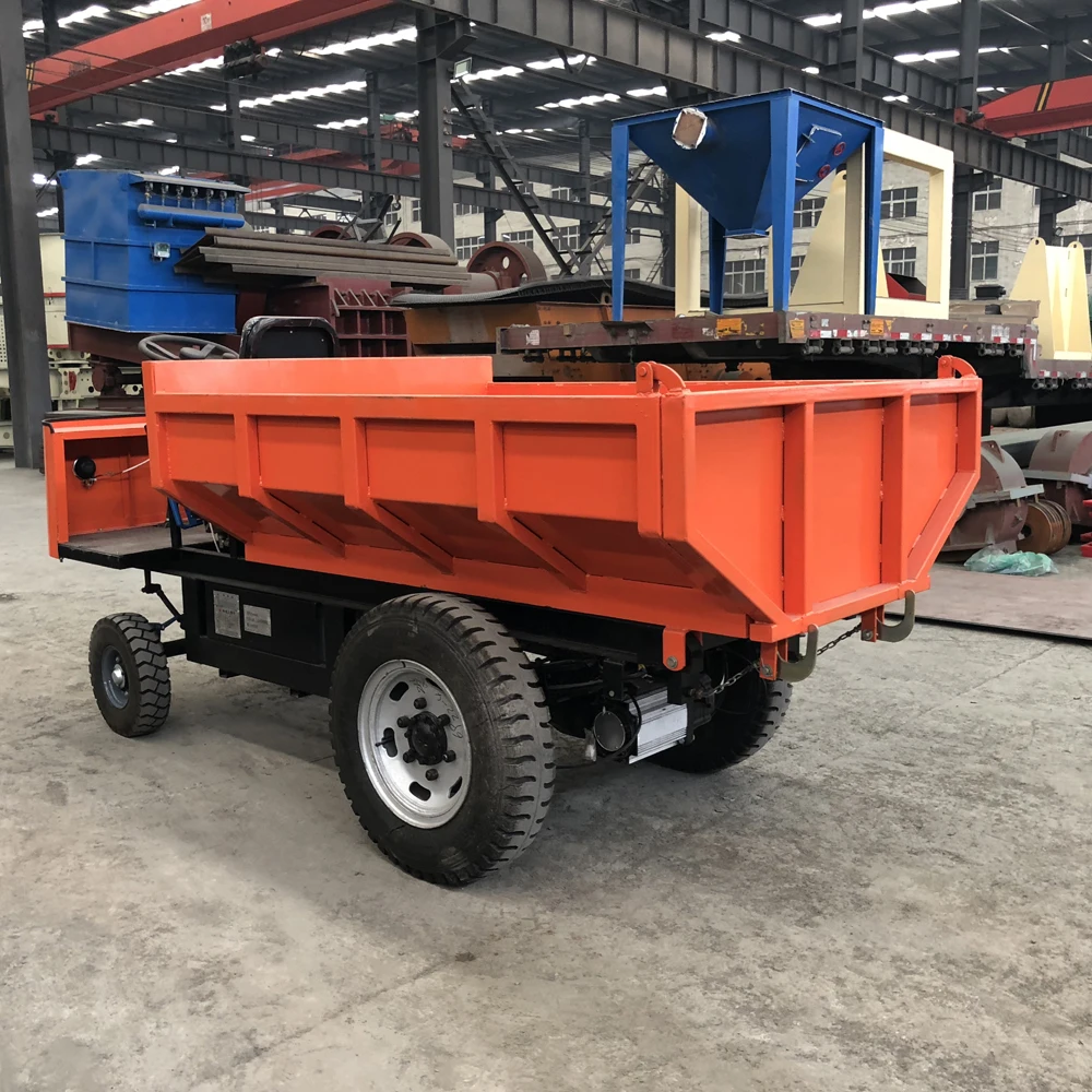 Four wheels electric Mini dumper, battery operated mini truck dumper for sale