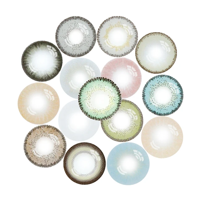 Top Quality made in korea sky marron lumirere brown gray green colored contact lenses